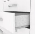 Placard Caju 4 Puertas 3 Cajones Blanco