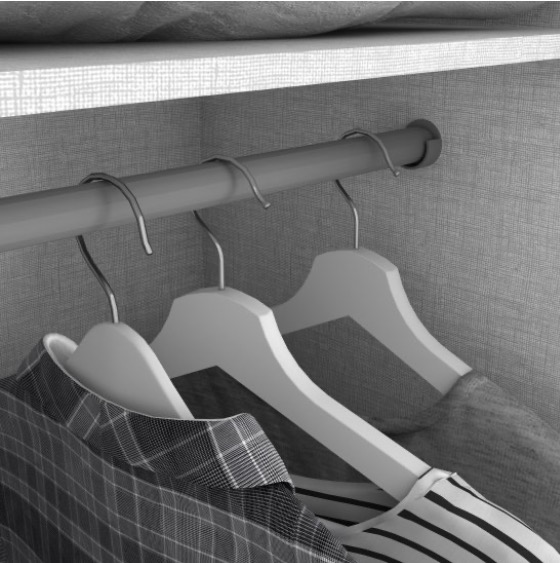 Placard Caju 4 Puertas 3 Cajones Blanco