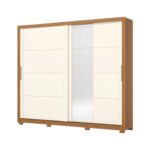 Placard Palace 2 Puertas Corredizas Cinamomo / Off White