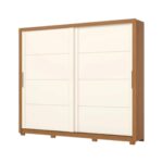 Placard Palace 2 Puertas Corredizas Cinamomo / Off White