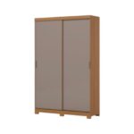Placard Lucca 2 Puertas Corredizas Cinamomo / Off White Avela