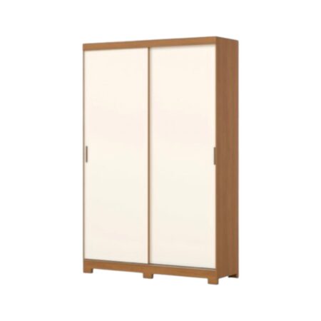 Placard Lucca 2 Puertas Corredizas Cinamomo / Off White Avela
