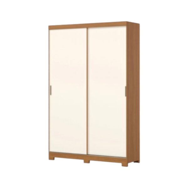 Placard Lucca 2 Puertas Corredizas Cinamomo / Off White Avela