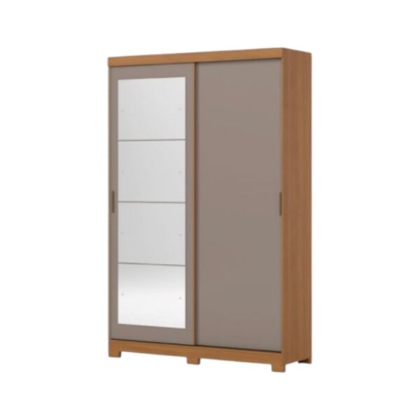 Placard Lucca 2 Puertas Corredizas Cinamomo / Off White Avela