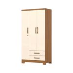 Placard Acai 3 Puertas Cinamomo / Off White