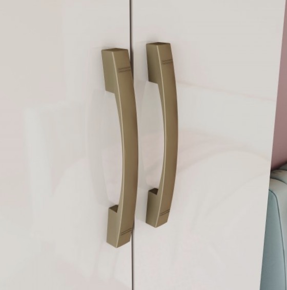 Placard Acai 3 Puertas Cinamomo / Off White