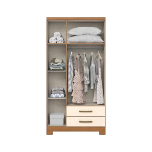 Placard Acai 3 Puertas Cinamomo / Off White