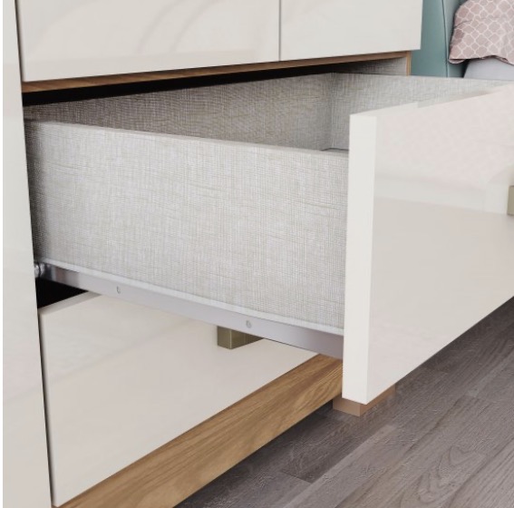 Placard Acai 3 Puertas Cinamomo / Off White
